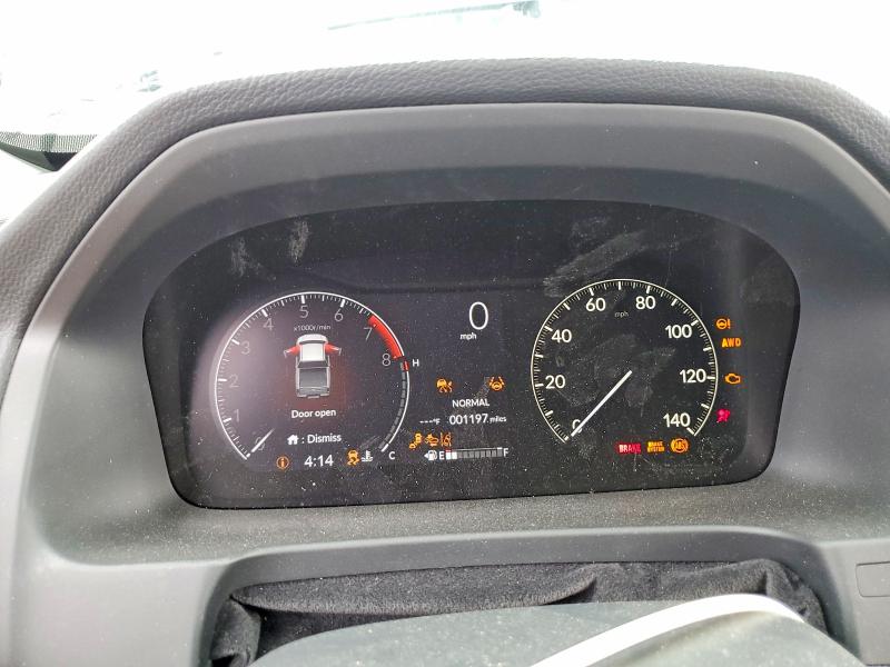 2026 Honda Ridgeline VIN 5FPYK3F5XTB023459 COPART salvage auction — MINOR DENT/SCRATCHES, Fl - Cert Of Title Slvg Rebuildable, sold $19,200 on 2026-08-24 (photo 9)