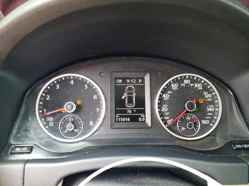 2014 Volkswagen Tiguan VIN WVGBV3AX6EW066074 COPART salvage auction — FRONT END, Va - Cert Of Title - Salvage, sold $1,200 on 2026-08-14 (photo 9)