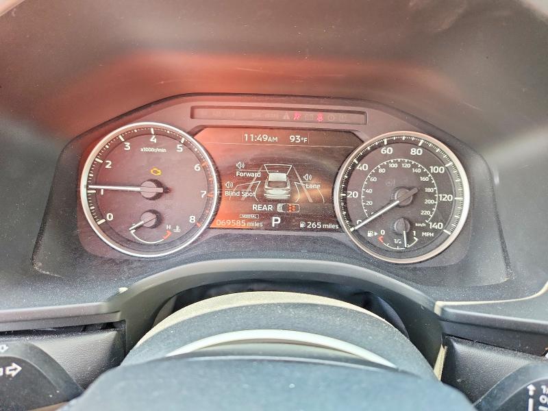 2022 Mitsubishi Outlander VIN JA4J4TA87NZ040328 COPART salvage auction — FRONT END, Tx - Salvage Vehicle Title, sold $6,600 on 2026-09-11 (photo 9)