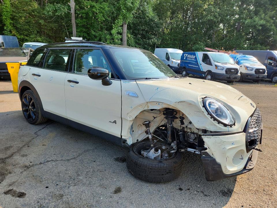 2021 Mini Cooper VIN WMWXJ1C02M2P46020 COPART salvage auction — FRONT END, Ct - Cert Of Title-Salvage, sold $3,300 on 2026-08-20 (photo 4)