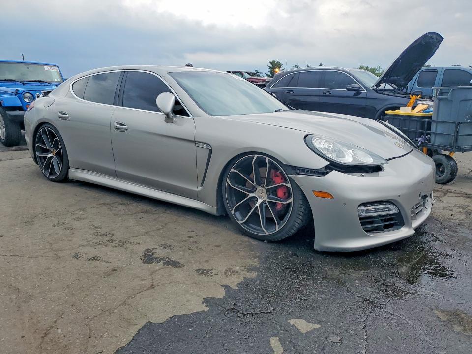 2010 Porsche Panamera VIN WP0AC2A74AL091826 COPART salvage auction — FRONT END, IN - CERT OF TITLE - REBUILT VEHICL (P), sold $6,300 on 2026-09-10 (photo 4)