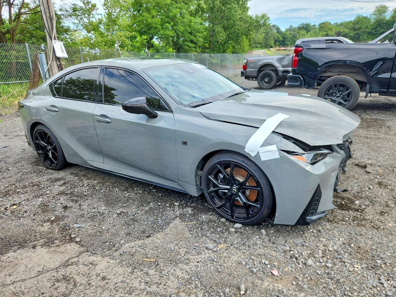 2025 Lexus Is 500 VIN JTHAP1D20S5007438 COPART salvage auction — Front End, NJ - CERT OF TITLE-SALVAGE, sold $33,750 on 2026-08-27 (photo 4)
