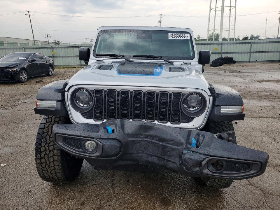 2024 Jeep Wrangler / VIN 1C4RJXR68RW276716 COPART salvage auction — FRONT END, IL - SALVAGE CERTIFICATE (P), sold $18,000 on 2026-08-17 (photo 5)
