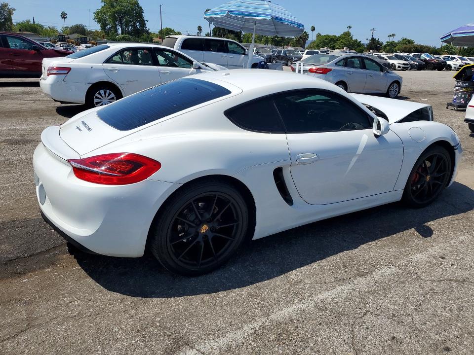 2015 Porsche Cayman VIN WP0AA2A84FK162003 COPART salvage auction — FRONT END, Ca - Salvage Certificate, sold $9,000 on 2026-09-29 (photo 3)