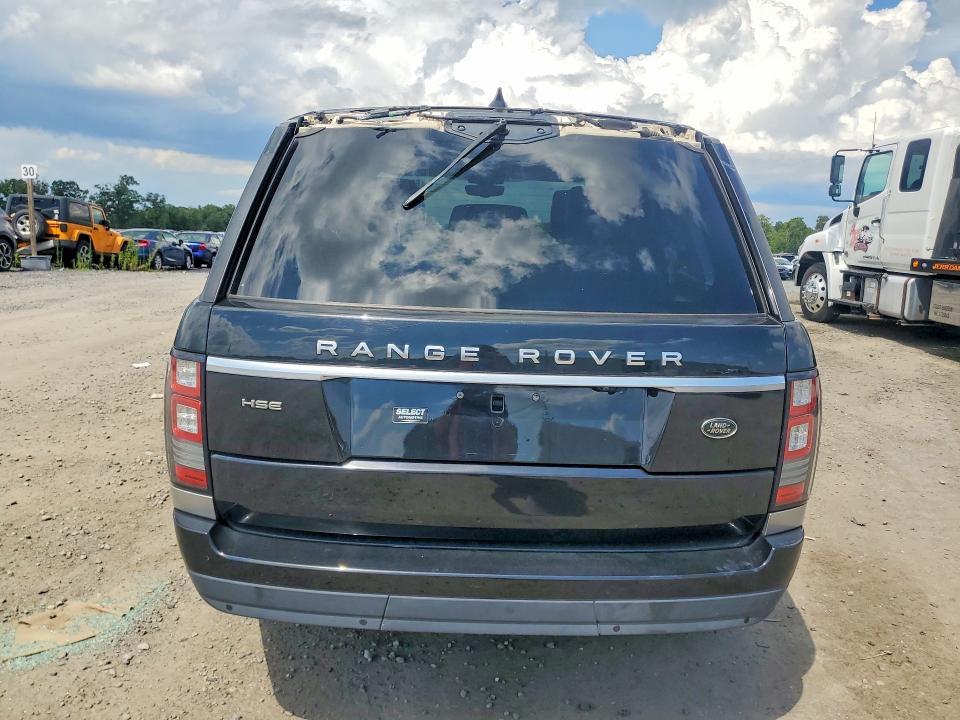 2017 Land rover RANGE ROVER VIN SALGS2FV9HA349731 COPART salvage auction — FRONT END, Va - Certificate Of Title, sold $8,700 on 2026-08-31 (photo 6)