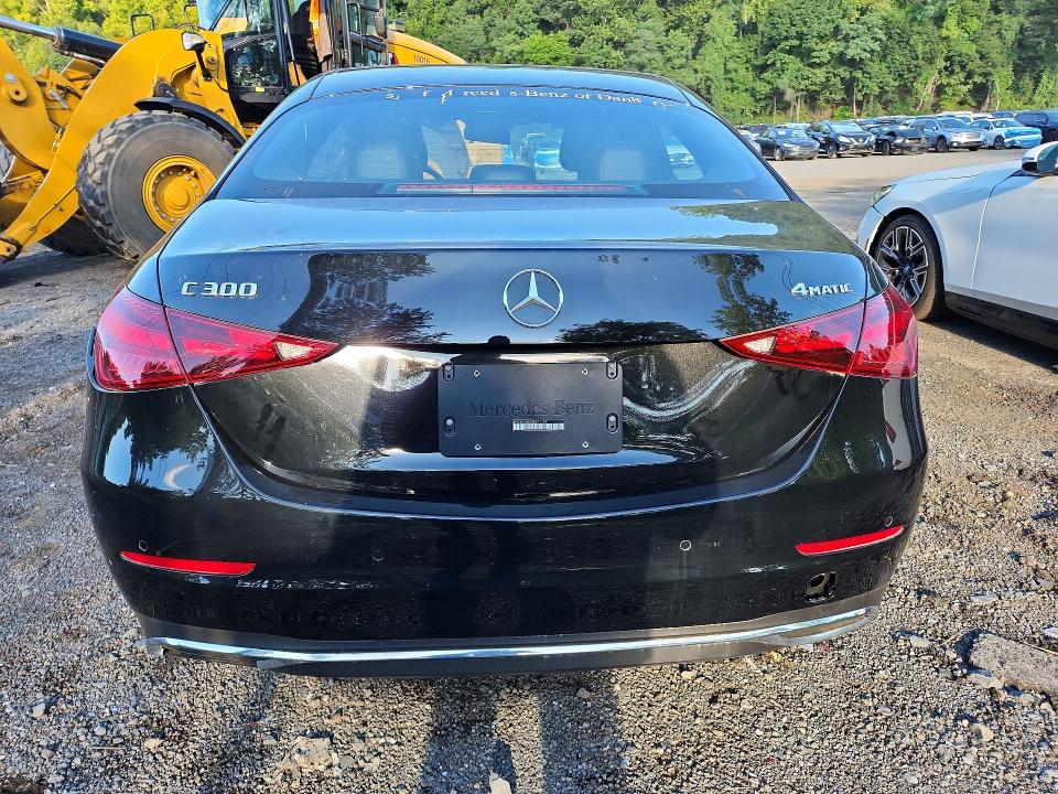 2025 Mercedes-benz C class VIN W1KAF4HB1SR271122 COPART salvage auction — FRONT END, MI - CERT OF TITLE-SALVAGE VEHICLE, sold $10,500 on 2026-09-01 (photo 6)