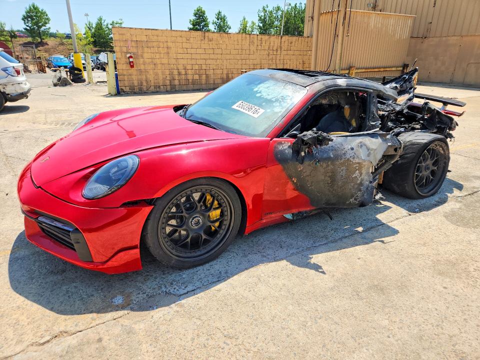 2021 Porsche 911 VIN WP0AD2A91MS257387 — COPART salvage auction photo