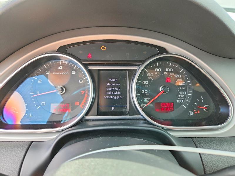 2010 Audi Q7 VIN WA1MYAFE0AD006162 COPART salvage auction — NORMAL WEAR, CA - DIS/DLR/EXP ONLY CLEAN TITLE, sold $450 on 2026-08-31 (photo 9)