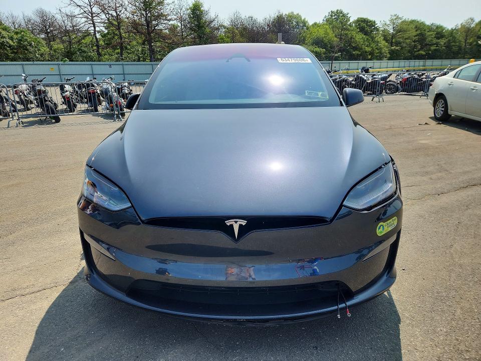 2025 Tesla Model x VIN 7SAXCBE51SF464993 COPART salvage auction — FRONT END, Ny - Mv-907A Salvage Certificate, sold $36,250 on 2026-09-11 (photo 5)