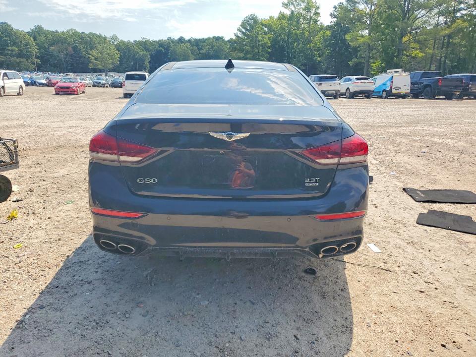 2018 Genesis G80 VIN KMHGN4JB9JU241309 COPART salvage auction — MECHANICAL, Va - Dealer Only Clean Title, sold $6,300 on 2026-09-11 (photo 6)