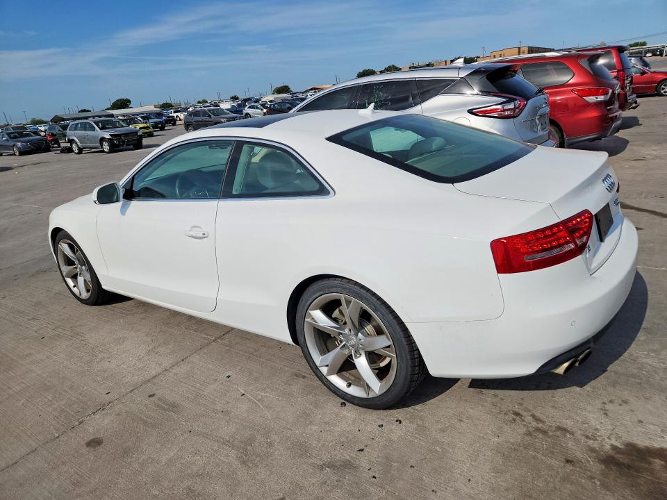 2012 Audi A5 VIN WAULFAFR7CA042992 COPART salvage auction — NORMAL WEAR, Salvage Title, sold $500 on 2026-08-13 (photo 2)