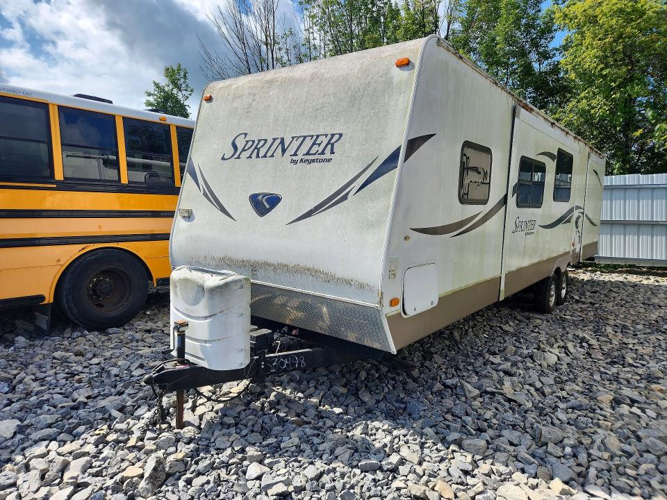 2012 Keystone challenger Sprinter series VIN 4YDT31128C1530500 COPART salvage auction — WATER/FLOOD, NY - MV907A-FLOOD SALVAGE, sold $10 on 2026-09-10 (photo 1)