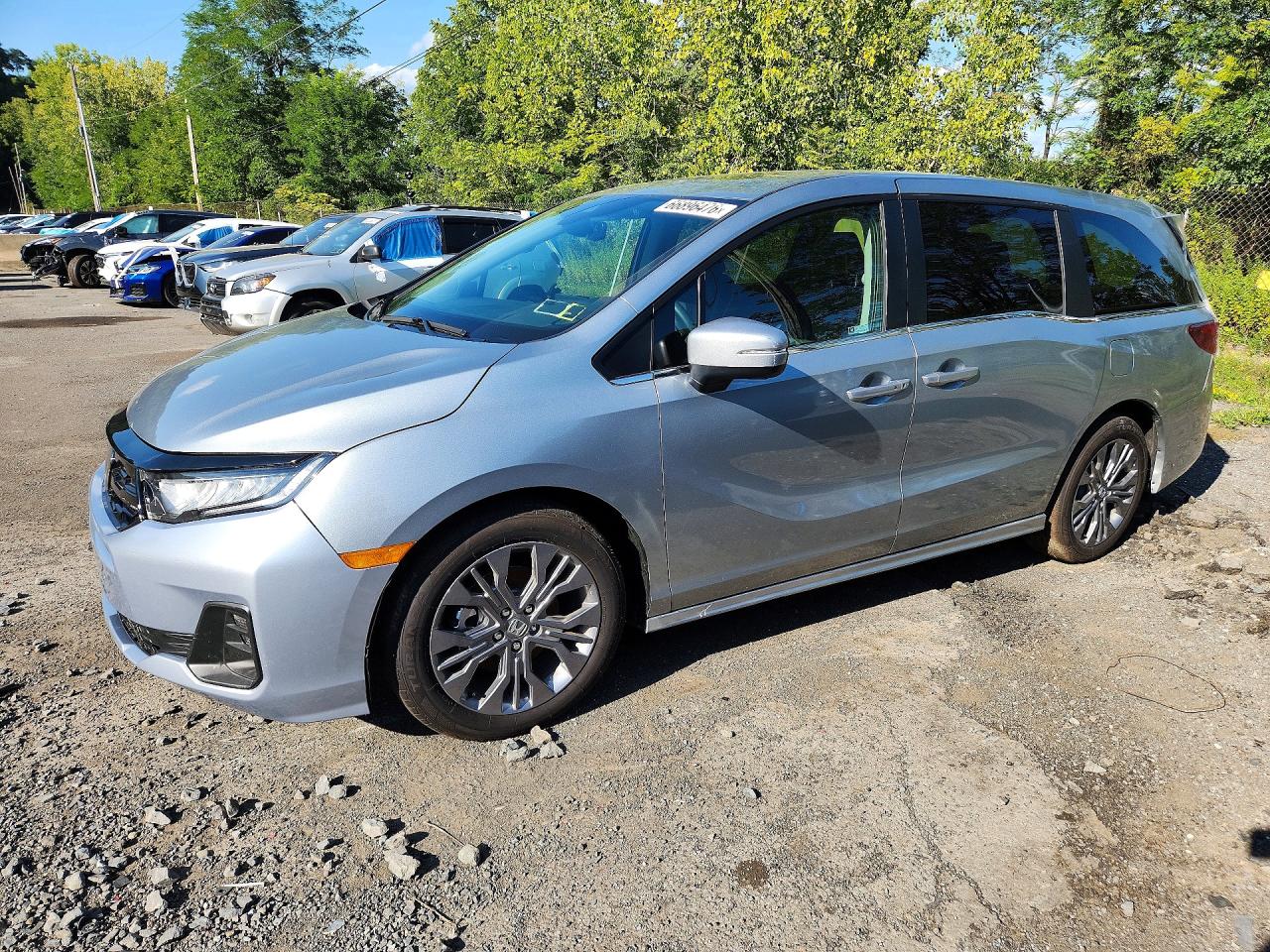 2026 Honda Odyssey VIN 5FNRL6H86TB031982 COPART salvage auction — Rear End, NY - MV-907A SALVAGE CERTIFICATE, sold $10,700 on 2026-09-11 (photo 1)
