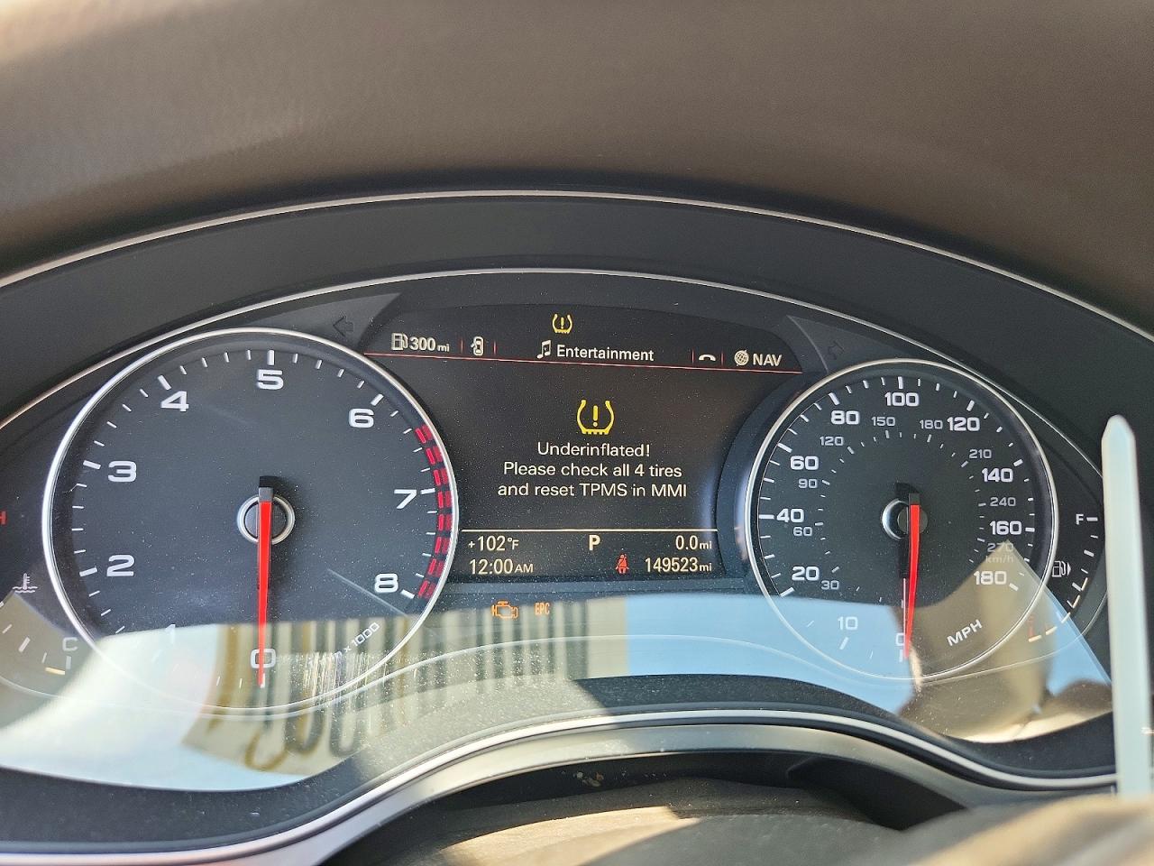 2012 Audi A7 VIN WAUYGAFC2CN175487 COPART salvage auction — Minor Dent/Scratches, OK - CERTIFICATE OF TITLE (P), sold $625 on 2026-10-09 (photo 9)