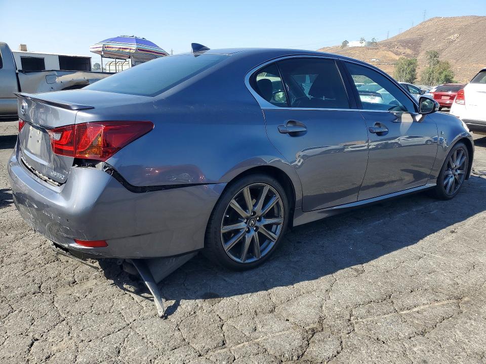 2015 Lexus Gs VIN JTHBE1BL2FA016466 COPART salvage auction — REAR END, Ca - Salvage Certificate, sold $3,700 on 2026-08-29 (photo 3)
