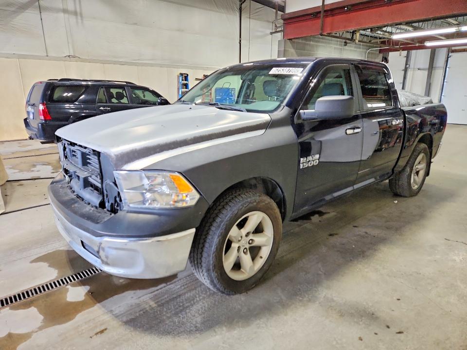2018 Ram 1500 VIN 1C6RR7LT9JS107220 COPART salvage auction — FRONT END, AK - CERTIFICATE OF VEHICLE TITLE, sold $10,700 on 2026-08-11 (photo 1)