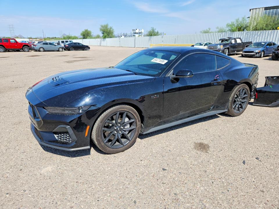 2025 Ford Mustang VIN 1FA6P8CF3S5410095 COPART salvage auction — REAR END, Az - Cert Of Title - Salvage, sold $22,800 on 2026-08-21 (photo 1)