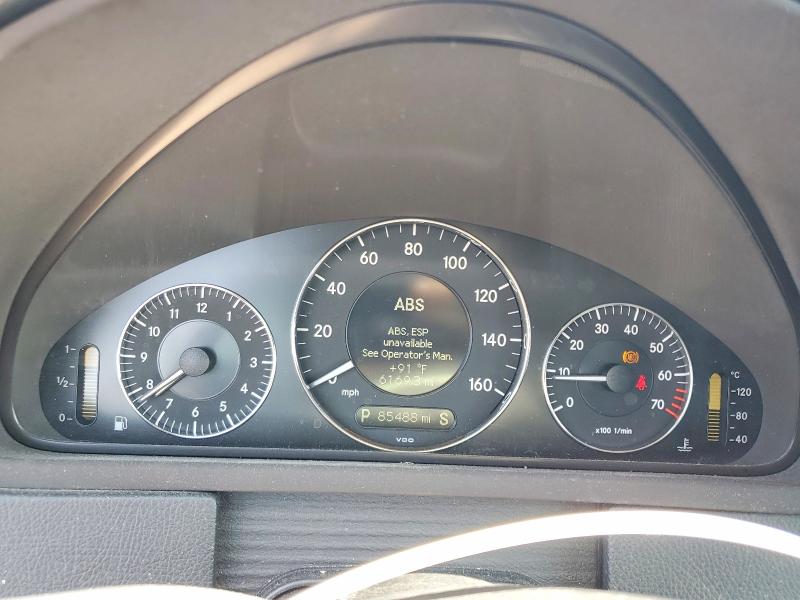 2007 Mercedes-benz Clk-class VIN WDBTK56F57T081701 COPART salvage auction — FRONT END, OH - CERT OF TITLE-SALVAGE, sold $900 on 2026-08-12 (photo 9)