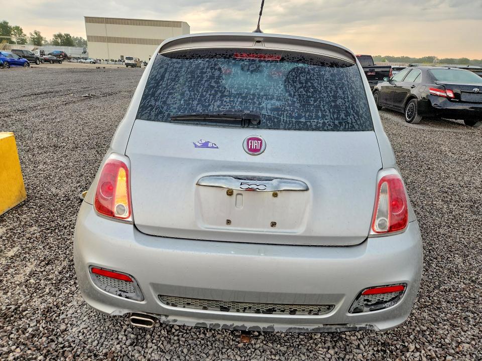 2012 Fiat 500 VIN 3C3CFFBR6CT174726 COPART salvage auction — MECHANICAL, Salvage Title, sold $375 on 2026-08-11 (photo 6)