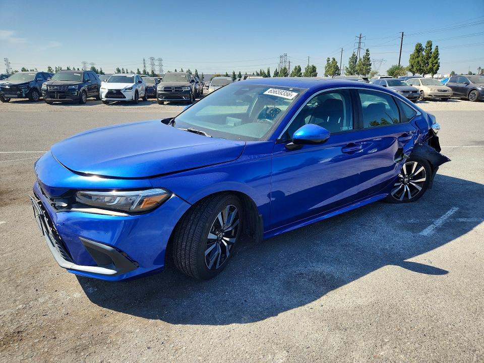 2022 Honda Civic VIN 2HGFE1F70NH317030 — COPART salvage auction photo