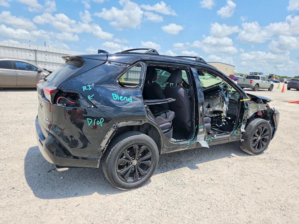 2023 Toyota Rav4 VIN JTM16RFVXPD091629 COPART salvage auction — ALL OVER, Tx - Salvage Vehicle Title, sold $11,100 on 2026-08-27 (photo 3)
