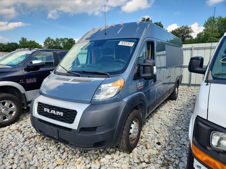 2021 Ram Promaster 3500 VIN 3C6MRVJGXME535096 — COPART salvage auction photo