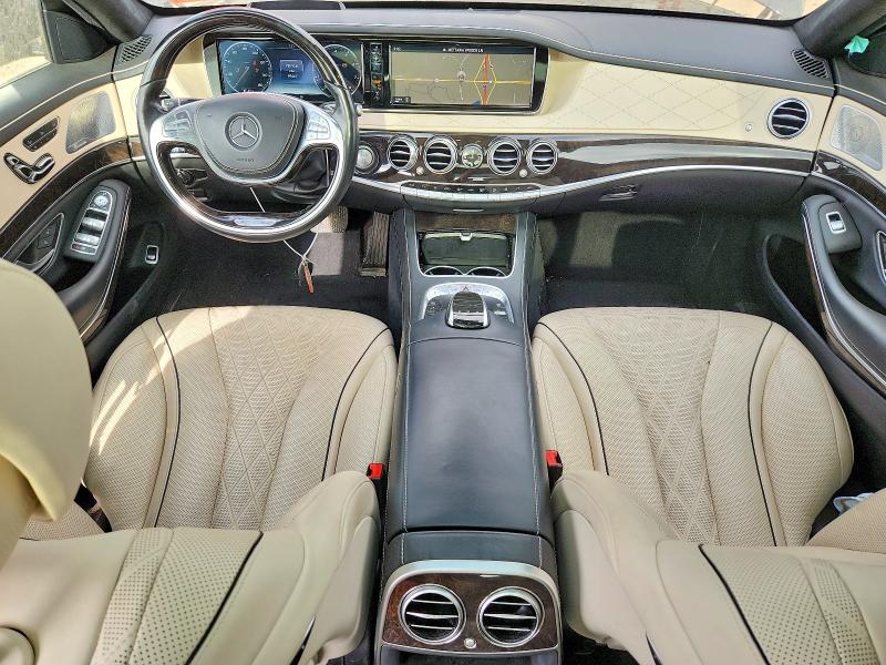 2015 Mercedes-benz S-klasse VIN WDDUG8FB7FA142276 COPART salvage auction — SIDE, Il - Salvage Certificate, sold $7,200 on 2026-10-08 (photo 8)