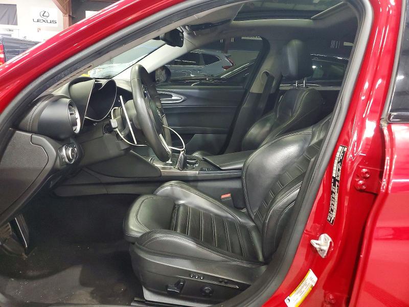 2019 Alfa romeo Giulia VIN ZARFANBN6K7612720 COPART salvage auction — FRONT END, WV - CERTIFICATE OF TITLE (P), sold $6,700 on 2026-08-06 (photo 7)