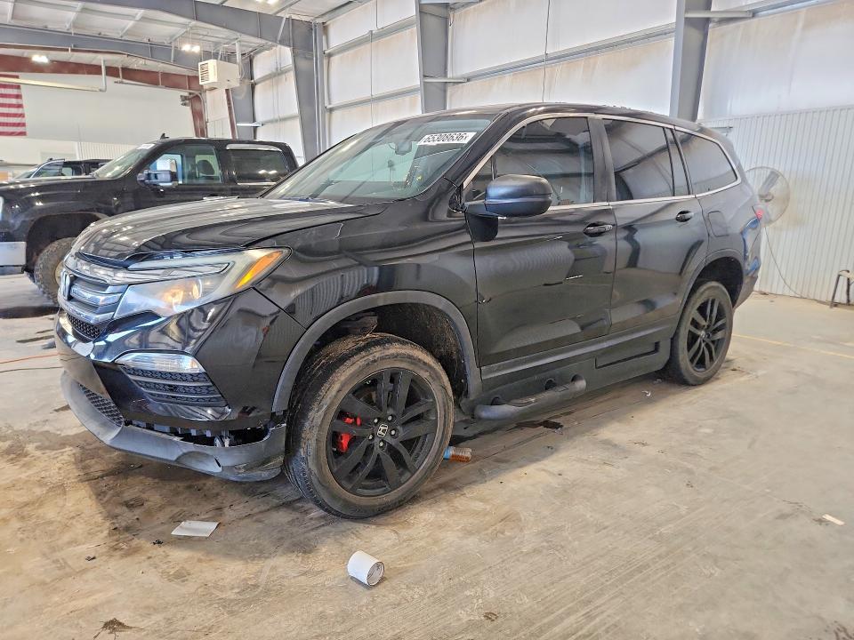 2018 Honda Pilot VIN 5FNYF5H74JB027592 COPART salvage auction — FRONT END, Salvage Title, sold $11,500 on 2026-09-06 (photo 1)