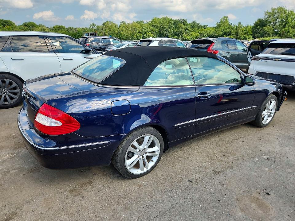 2009 Mercedes-benz Clk-class VIN WDBTK56F59T107474 COPART salvage auction — FRONT END, CT - CERT OF TITLE-SALVAGE, sold $1,150 on 2026-08-11 (photo 3)