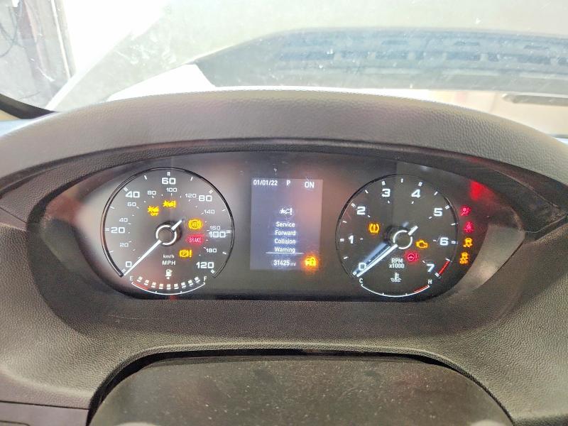 2025 Ram Promaster 3500 VIN 3C6MRVHG4SE549255 COPART salvage auction — FRONT END, Ne - Certificate Of Title (P), sold $21,500 on 2026-08-19 (photo 9)