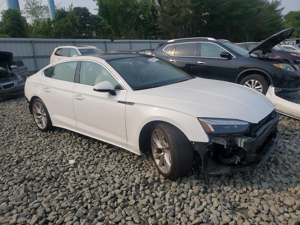 2023 Audi A5 VIN WAUABCF54PA064398 COPART salvage auction — FRONT END, Salvage Title, sold $8,300 on 2026-08-26 (photo 4)