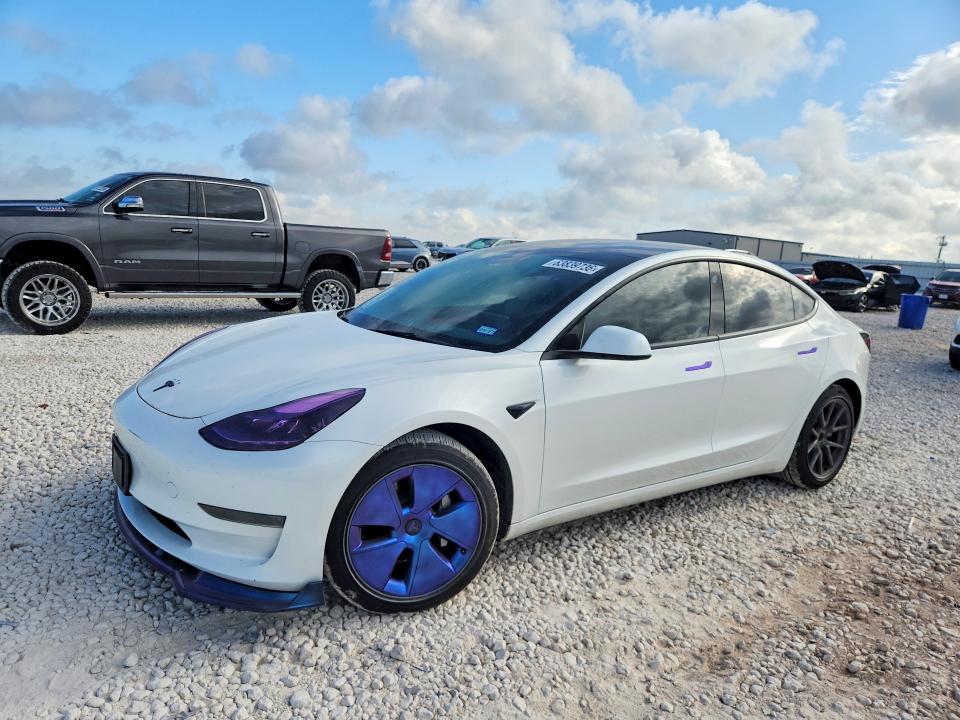 2023 Tesla Model 3 VIN 5YJ3E1EAXPF563851 — COPART salvage auction photo
