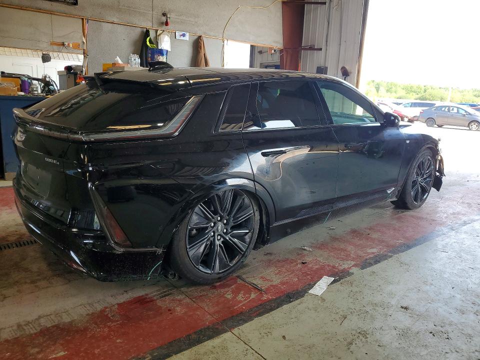 2025 Cadillac Lyriq VIN 1GYKPYRL8SZ314648 COPART salvage auction — FRONT END, Ny - Mv-907A Salvage Certificate, sold $22,200 on 2026-08-17 (photo 3)