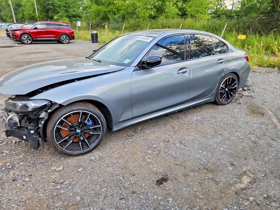 2025 BMW M3 VIN 3MW69FT05S8F28217 COPART salvage auction — FRONT END, Nj - Cert Of Title-Salvage, sold $400 on 2026-08-25 (photo 1)
