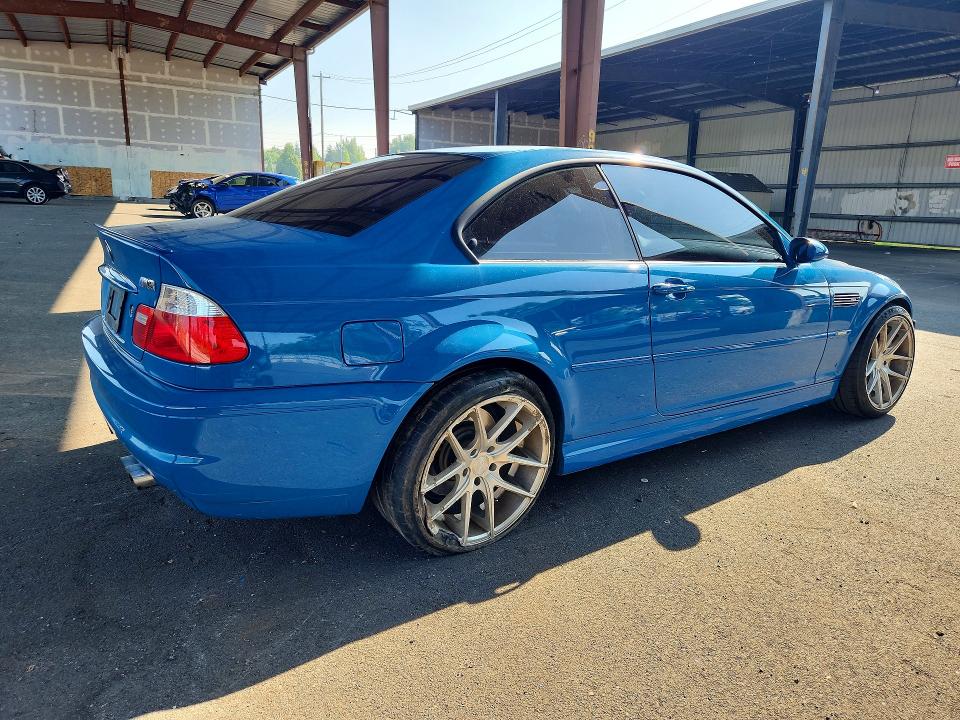 2004 BMW M3 VIN WBSBL93494PN56607 COPART salvage auction — UNDERCARRIAGE, OR - SALVAGE TITLE CERTIFICATE, sold $20,600 on 2026-09-21 (photo 3)