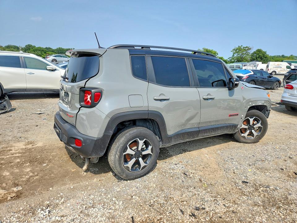 2022 Jeep Renegade VIN ZACNJDC17NPN68775 COPART salvage auction — FRONT END, VA - CERTIFICATE OF TITLE, sold $775 on 2026-08-20 (photo 3)