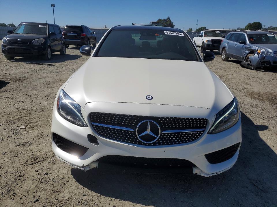 2017 Mercedes-benz C-klasse amg VIN 55SWF6EB2HU192653 COPART salvage auction — UNDERCARRIAGE, Ca - Salvage Certificate, sold $7,200 on 2026-08-11 (photo 5)