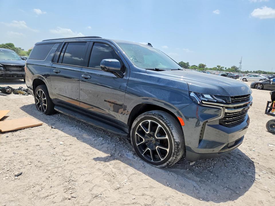 2021 Chevrolet Suburban VIN 1GNSCEKD7MR216787 COPART salvage auction — MINOR DENT/SCRATCHES, Va - Certificate Of Title, sold $18,500 on 2026-08-31 (photo 4)