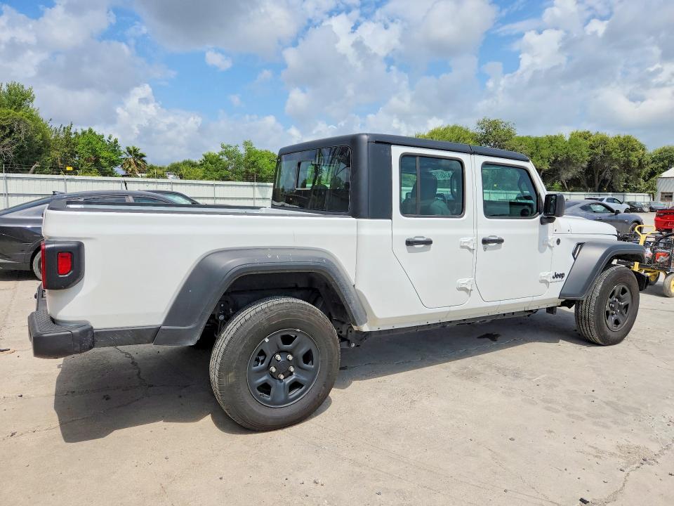 2025 Jeep Gladiator VIN 1C6PJTAG8SL545476 COPART salvage auction — SIDE, Tx - Salvage Vehicle Title, sold $23,200 on 2026-09-01 (photo 3)