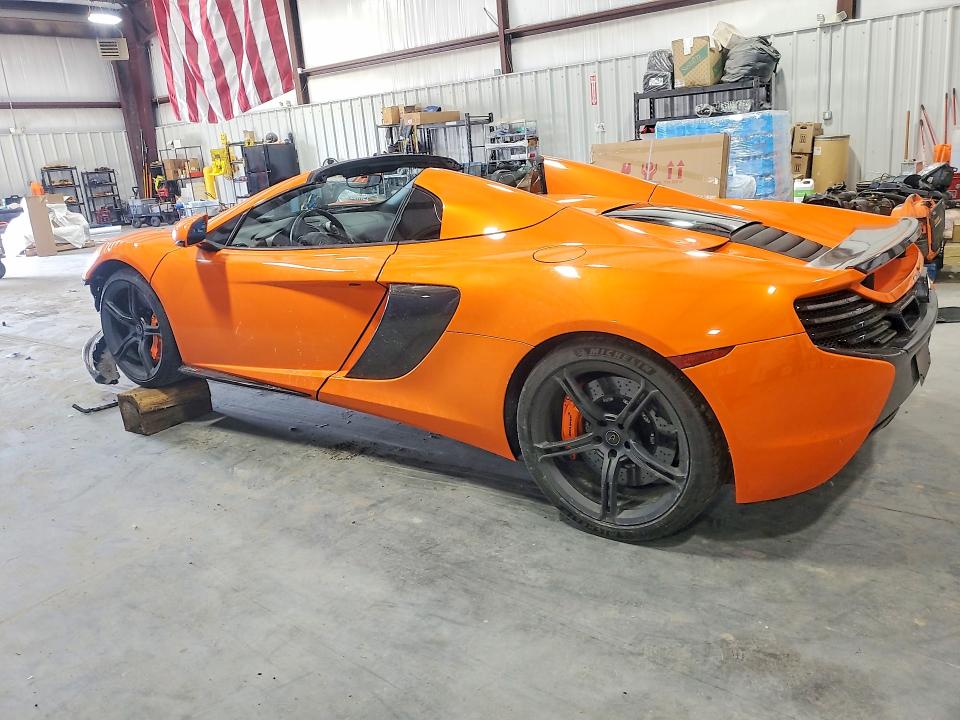 2015 Mclaren 650s VIN SBM11FAA8FW003740 COPART salvage auction — FRONT END, Ga - Cert Of Title-Salvage, sold $85,500 on 2026-09-04 (photo 2)