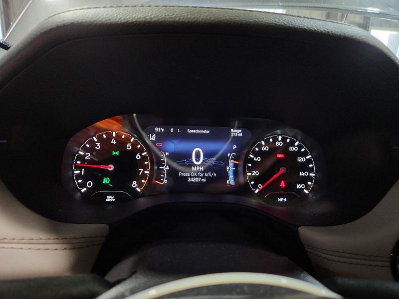 2022 Jeep Compass VIN 3C4NJDCB8NT209309 COPART salvage auction — HAIL, Mo - Salvage Certificate Of Title, sold $9,600 on 2026-08-26 (photo 9)