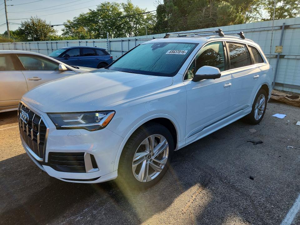 2021 Audi Q7 VIN WA1LJAF76MD036501 — COPART salvage auction photo