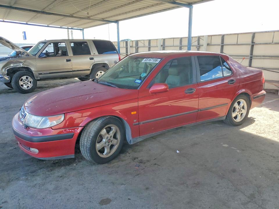 1999 Saab 9-5 VIN YS3EF48Z4X3039044 COPART salvage auction — SIDE, TX - SALVAGE VEHICLE TITLE, sold $125 on 2026-09-11 (photo 1)