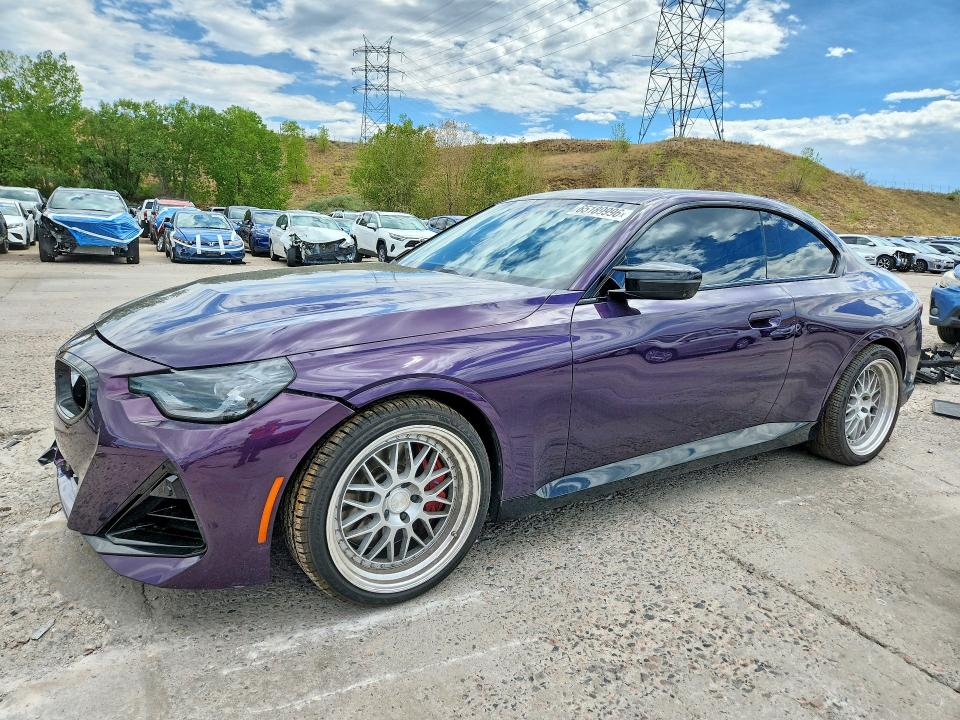2024 BMW M2 VIN 3MW43CM05R8E67239 — COPART salvage auction photo