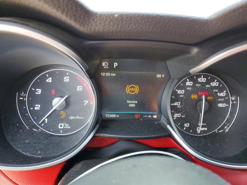 2019 Alfa romeo Stelvio VIN ZASPAKBN9K7C30539 COPART salvage auction — FRONT END, Il - Certificate Of Title, sold $5,000 on 2026-09-02 (photo 9)