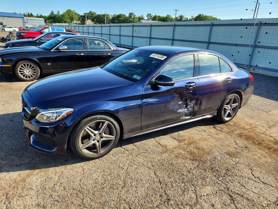 2016 Mercedes-benz C-klasse amg VIN 55SWF6EB6GU141445 — COPART salvage auction photo