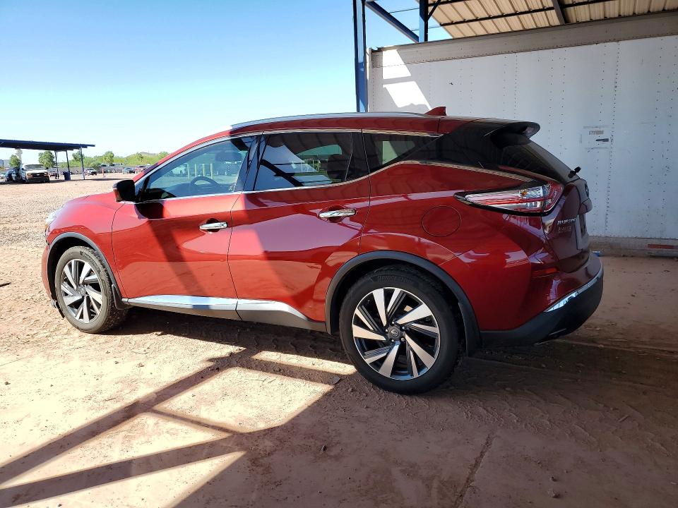 2016 Nissan Murano VIN 5N1AZ2MH2GN160041 COPART salvage auction — FRONT END, Az - Cert Of Title - Salvage, sold $3,399 on 2026-09-06 (photo 2)