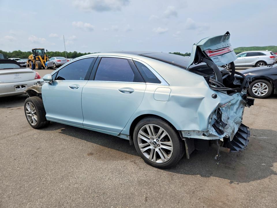 2014 Lincoln Mkz VIN 3LN6L2LU5ER809556 COPART salvage auction — FRONT END, Nc - Salvage Certificate Of Title (P), sold $1,625 on 2026-09-21 (photo 2)
