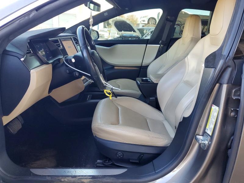 2016 Tesla Model s VIN 5YJSA1E27GF149278 COPART salvage auction — FRONT END, Ca - Salvage Certificate, sold $9,400 on 2026-09-10 (photo 7)